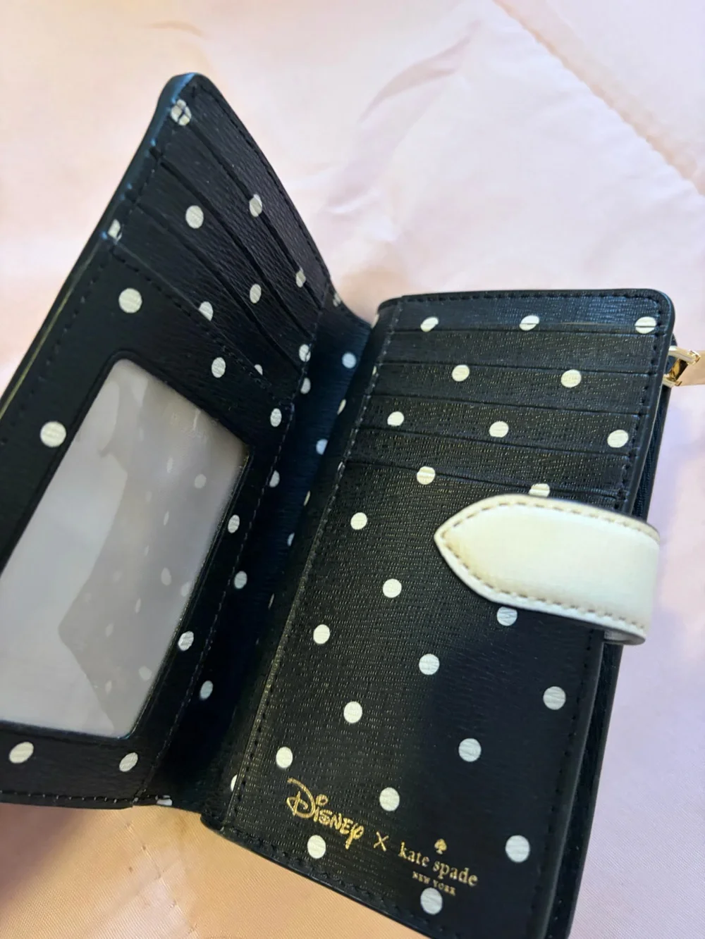 kate spade White Mickey & Minnie Leather Crossbody Bag